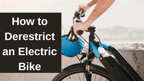 Derestrict Electric Bike Uk